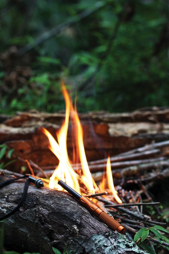 Exotac nanoSTRIKER XL Firestarter - Orange Aluminum