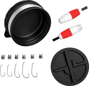 ET13000BLK.jpg Exotac XREEL Pocket Fishing Kit Black Survival EDC Gear