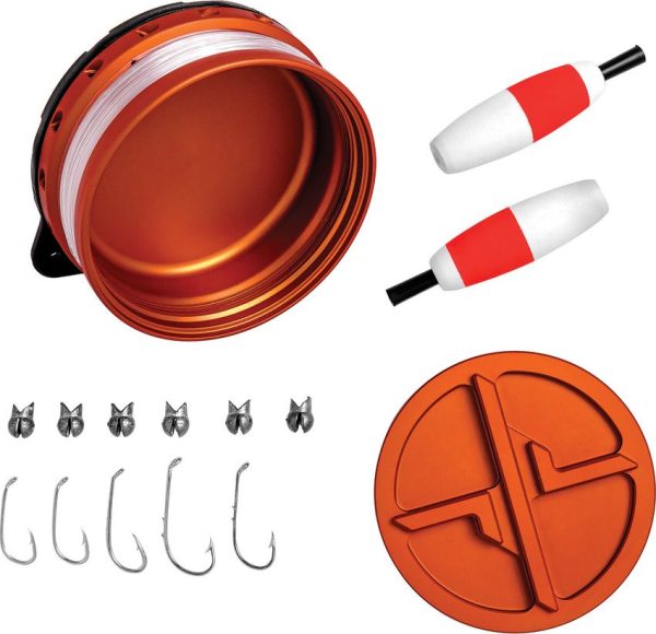 ET13000ORG.jpg Exotac XREEL Pocket Fishing Kit Orange Compact EDC Survival Gear