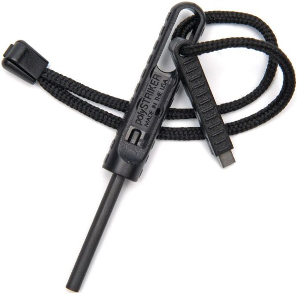 ET1600BLK.jpg Exotac polySTRIKER Firestarter - Black Polymer 4.25 inches