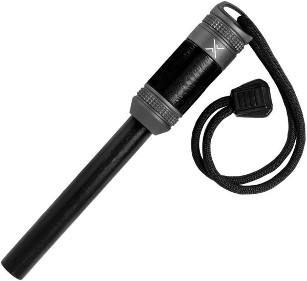 Exotac FireROD XL Gunmetal Ferro Rod Fire Starter Survival Gear