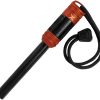Exotac FireROD XL Orange Ferro Rod Waterproof Tinder Storage