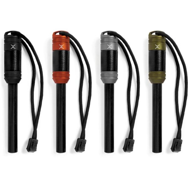 Exotac FireROD XL Orange Ferro Rod Waterproof Tinder Storage