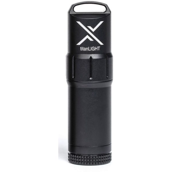 Exotac titanLIGHT Refillable Lighter - Black Aluminum