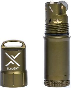 Exotac titanLIGHT Refillable Lighter - OD Green Aluminum
