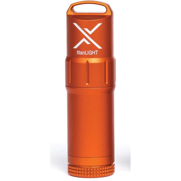Exotac titanLIGHT Refillable Lighter - Orange Aluminum