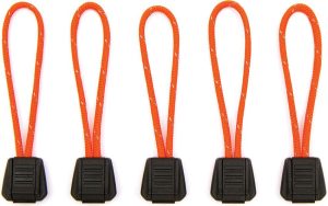 ET9000ORG.jpg Exotac Tinderzip Zipper Pull Set - Orange FireCord