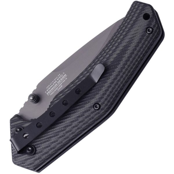 Elite Tactical Linerlock A/O Assisted Serrated Knife