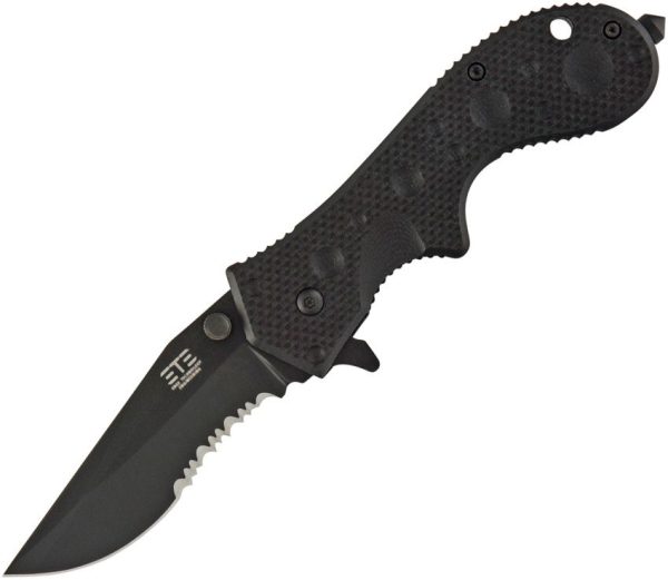 ETE Wortac Linerlock A/O - Titanium D2 Black G10