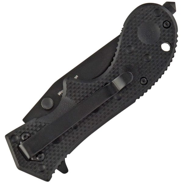 ETE Wortac Linerlock A/O - Titanium D2 Black G10