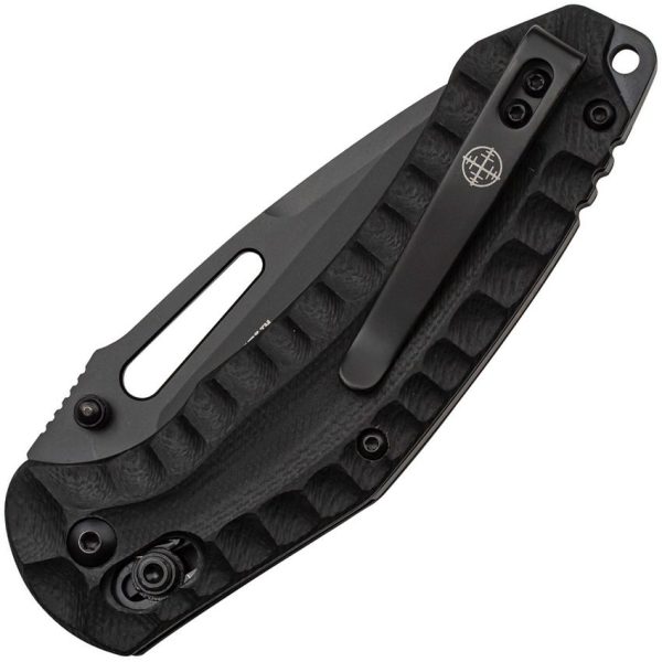 Elite Tactical Pyrodex Rapid Lock Black G10 Folding Knife