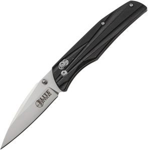 Elite Tactical Rapid Lock Black G10 Folding Knife