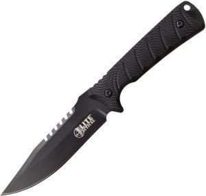 Elite Tactical Tactical Bowie Fixed Blade - Black Stainless