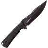 Elite Tactical Tactical Bowie Fixed Blade - Black Stainless
