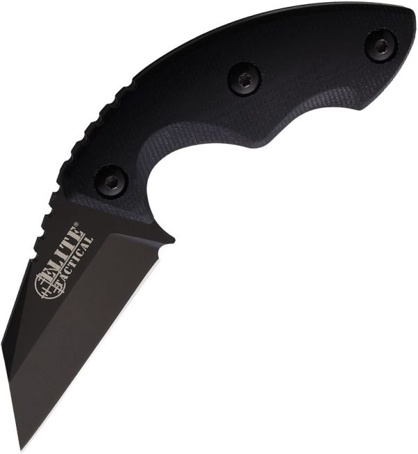 ETFIX010.jpg Elite Tactical Sidearm Fixed Blade - D2 Black