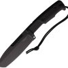 Extrema Ratio Selvans Fixed Blade S600 Black Tactical Knife