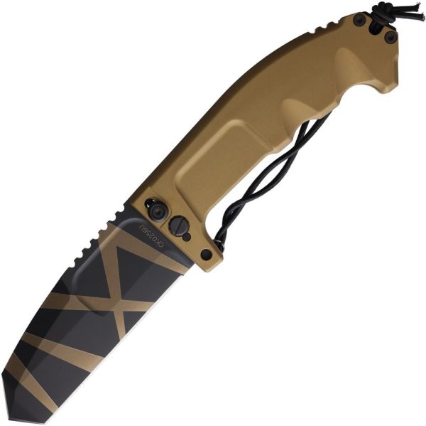 Extrema Ratio RAO Folder Desert Warfare N690 Tanto Folding Knife