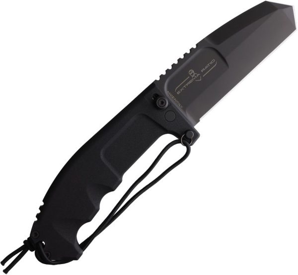 Extrema Ratio RAO Folder Black Bohler N690 Tanto Folding Knife