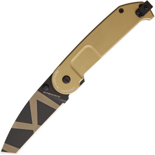 Extrema Ratio BF2 CT Desert Tan Folding Knife N690 Tanto Blade