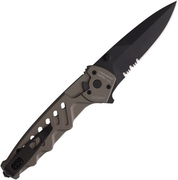 Extrema Ratio Caimano Nero Folding Knife N690 Tactical Black