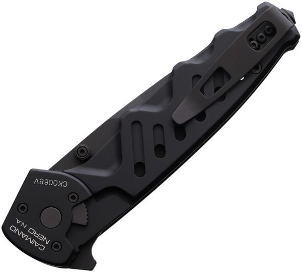 Extrema Ratio Caimano Nero Folding Knife Black Spear Point Serrated