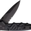 Extrema Ratio Caimano Nero Folding Knife Black Spear Point Serrated