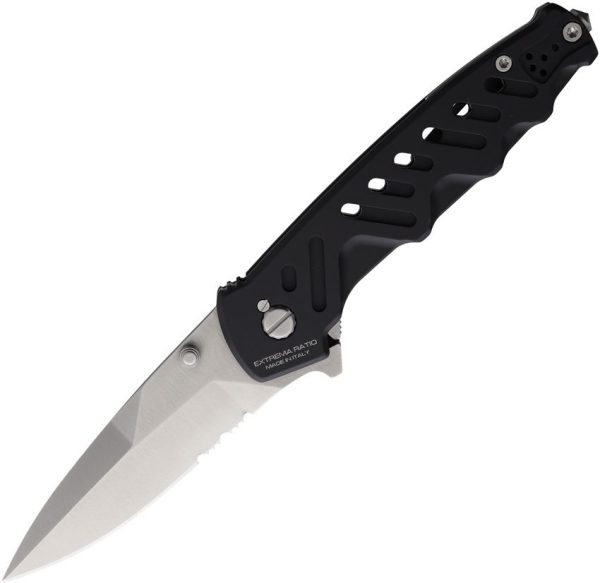 Extrema Ratio Caimano Nero N.A. Linerlock Folding Knife Black