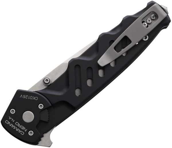Extrema Ratio Caimano Nero N.A. Linerlock Folding Knife Black