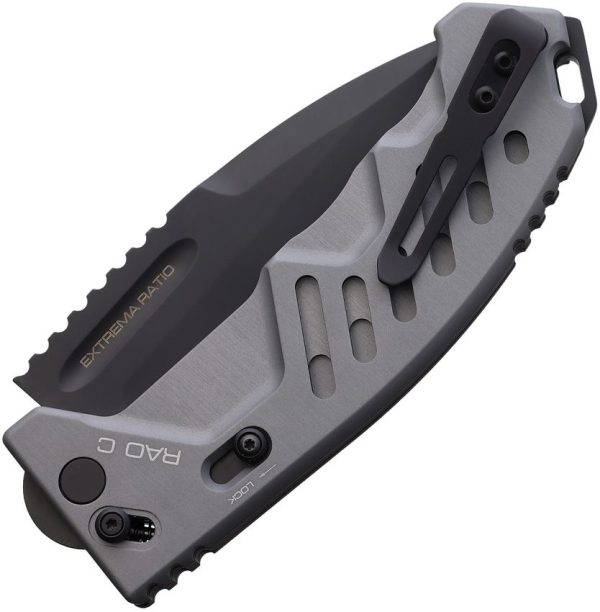 Extrema Ratio RAO C Crossbar Lock Gray Folding Knife N690