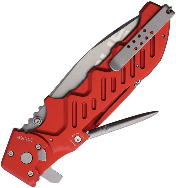 Extrema Ratio Glauca G1 Linerlock Red N690 Folding Knife