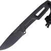 Extrema Ratio Satre Neck Knife Black Fixed Blade N690