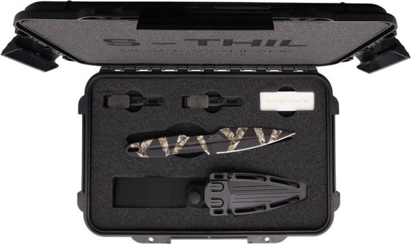 Extrema Ratio S-Thil Black Warfare Fixed Blade N690 Steel Tactical Knife