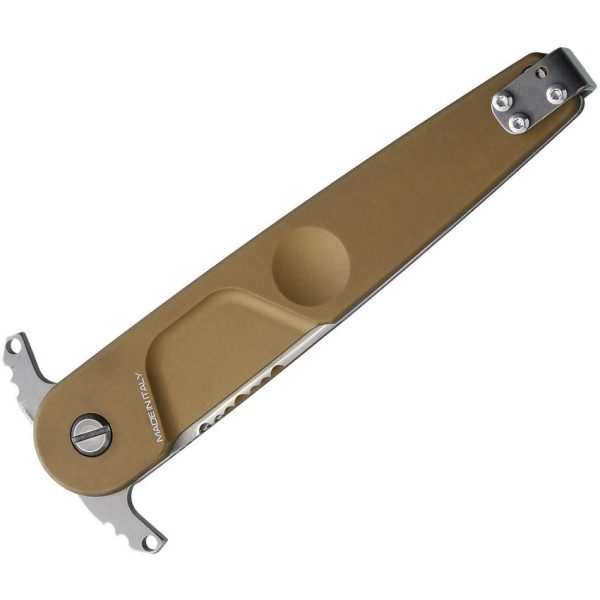 Extrema Ratio BD2 Contractor Tan Folding Knife N690 Dagger