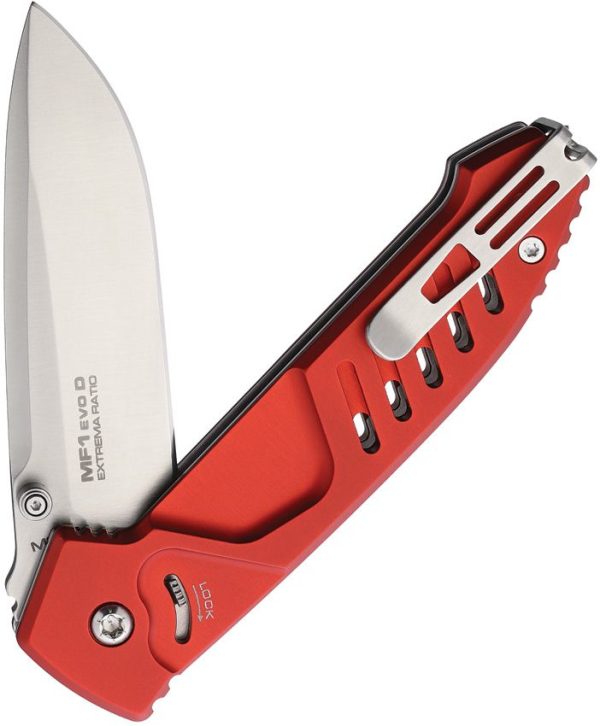 Extrema Ratio MF1 EVO D Red Folding Knife M390 Satin Linerlock