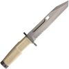 Extrema Ratio Fulcrum Combat Fixed Blade Knife N690 Desert Tan