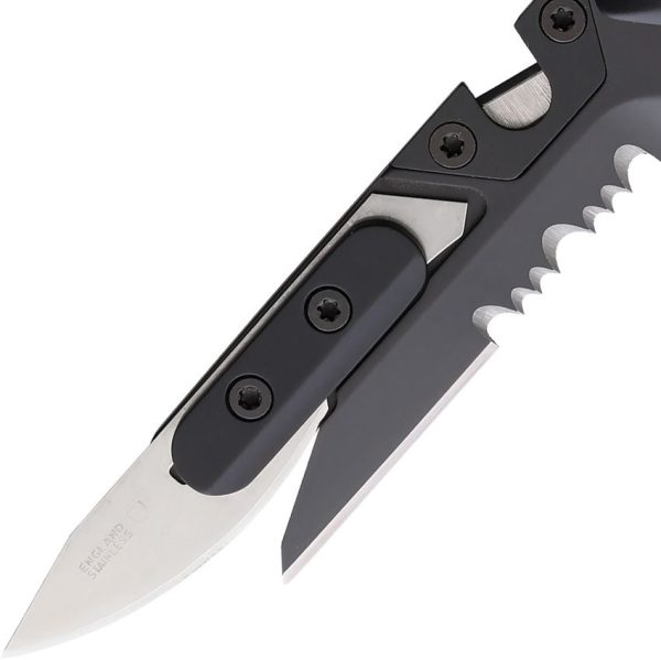 Extrema Ratio Ferrum Rescue Linerlock Black Folding Knife N690