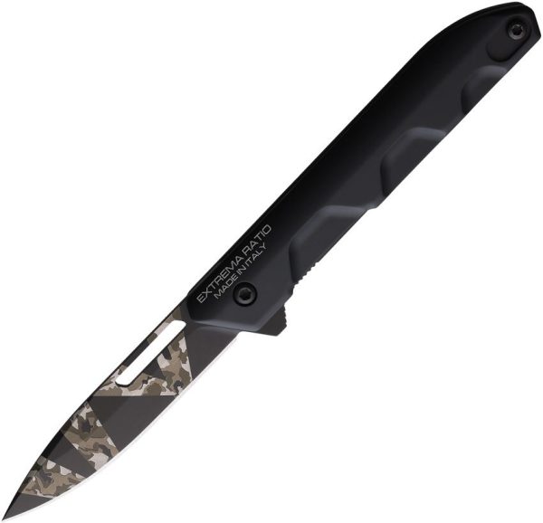 Extrema Ratio Ferrum T Linerlock Black N690 Folding Knife
