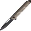 Extrema Ratio Ferrum T Linerlock Folding Knife N690 Mud Handle