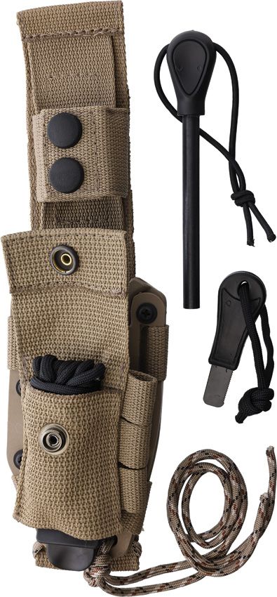 Extrema Ratio Sethlans Fixed Blade N690 Stainless Tan G10