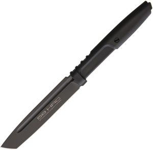 Extrema Ratio Mamba Black Fixed Blade Tanto N690 Knife