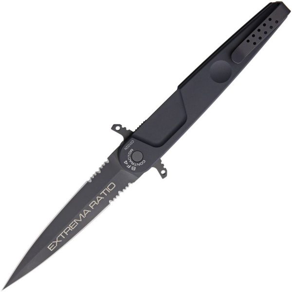 Extrema Ratio BD4 Contractor Linerlock Folding Knife N690 Black