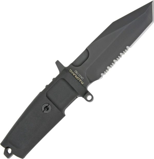 Extrema Ratio Fulcrum C Fixed Blade Knife N690 Steel Black