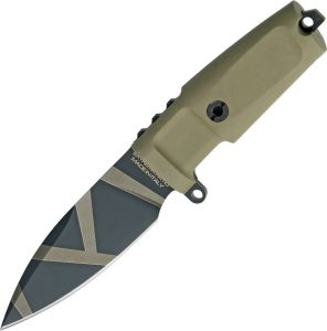Extrema Ratio Shrapnel Fixed Blade N690 Stainless Desert Tan Tactical