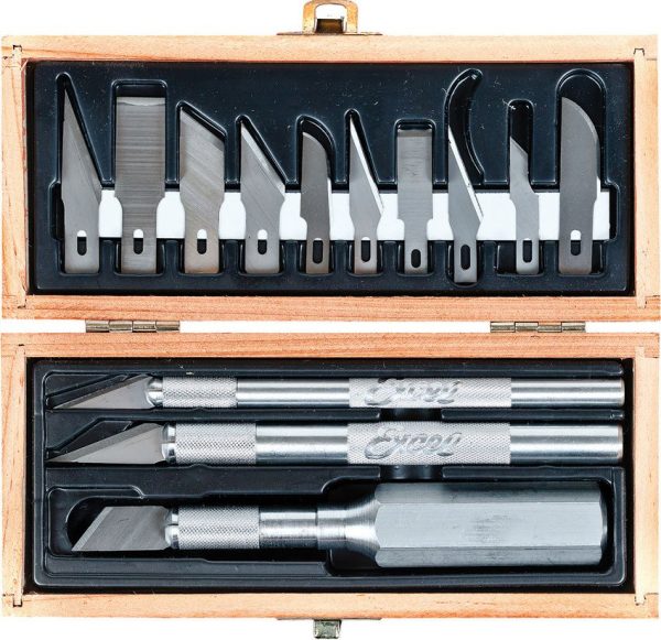 Excel Blades Craftsman Set - 3 Knives 10 Blades