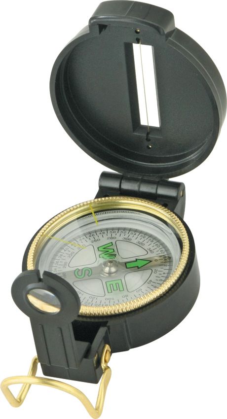 Explorer Compass with Magnifier - Black Case