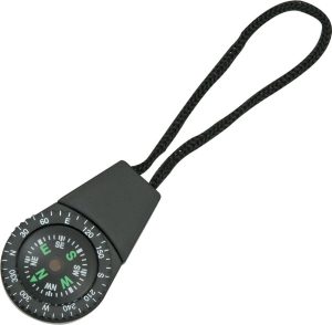 Explorer Pocket Compass - Black Composition 1 inch