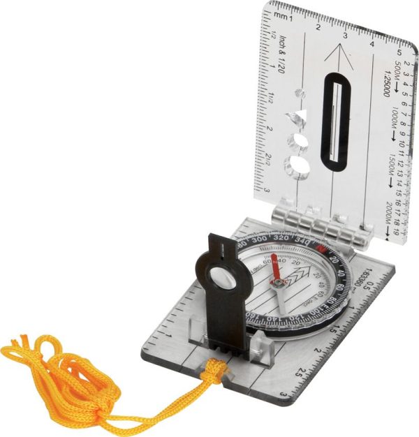 Explorer Scout Sighting Compass - 3 1/4 inch Clear Acrylic Magnifier