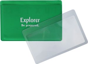 Explorer Credit Card Magnifier Lens - Clear Plastic