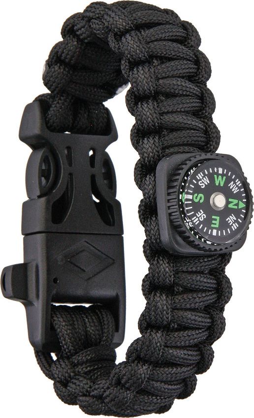 EXP61_add_01.jpg Explorer Paracord Bracelet With Compass - Black