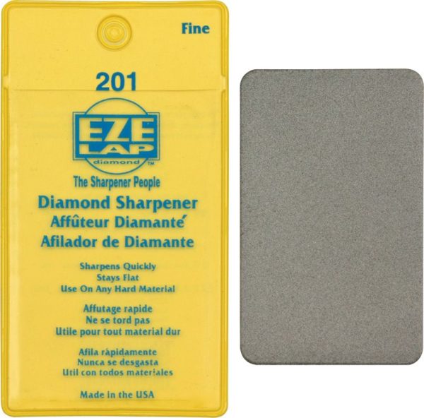 Eze-Lap Diamond Wallet Sharpener - Fine Grit Single Sided